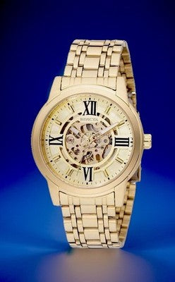 Invicta Objet D Art 69129 Men's 41mm Auto Skeleton Gold Tone Watch New