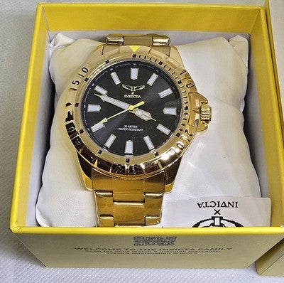 Invicta Specialty I 69032 Men's 42mm Quartz Gold-Tone Copper Dial Watch New