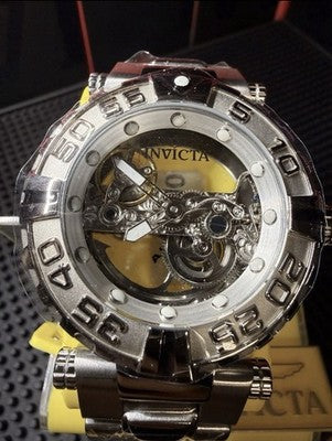 Invicta Subaqua Nebula Automatic Skeleton Dial Stainless Steel 49499