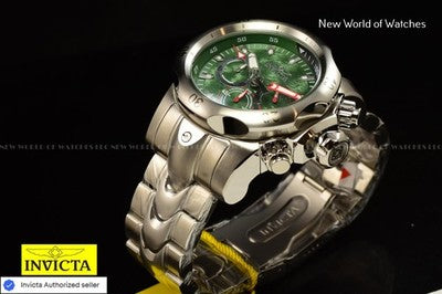 Invicta Venom 47909 Men's 53.7mm Quartz Chronograph SS Watch Brand New