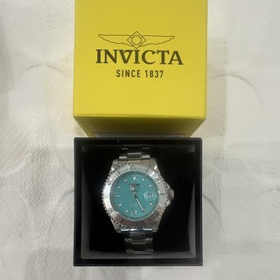 Invicta Pro Diver 34042 Men's 47mm Automatic Blue Dial Two-Tone Watch New