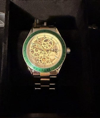Invicta Objet D Art 69454 Men's 43mm Auto Skeleton Gold Two-Tone Watch New