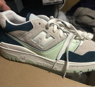 New Balance 550 BB550FLV Green Grey Men's Size 12 New in Box Retro Sneaker