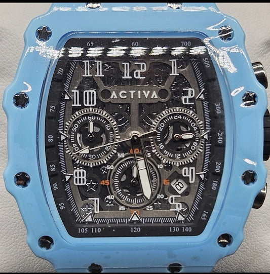 Active Fury X Invicta Men's Watch w/ Skleton Dial - 44.3mm, White Acw2305-017 - product photo