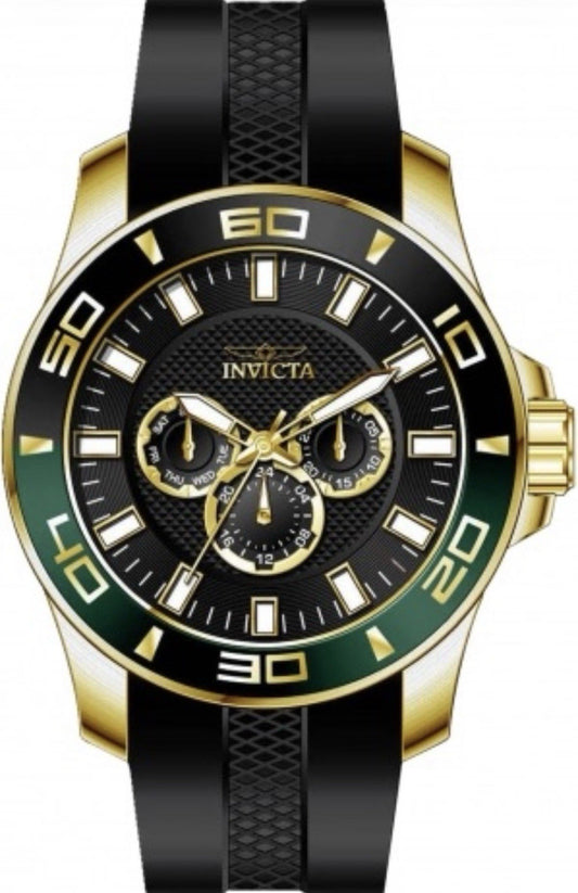 Invicta Pro Diver Men's Watch Black/Gold - 50mm - product photo
