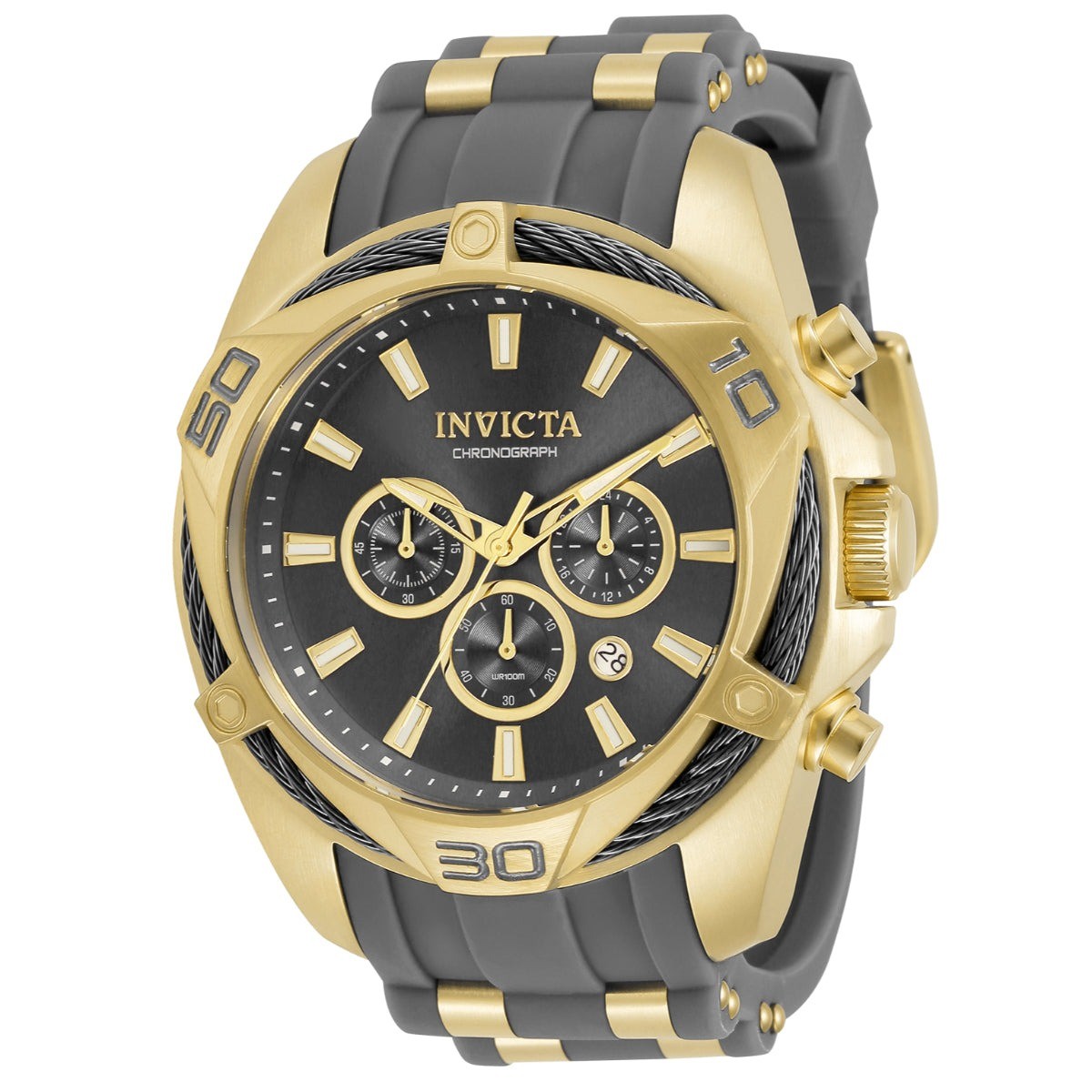 Invicta 34140 Bolt Vanguard Men's Watch 50mm Quartz New