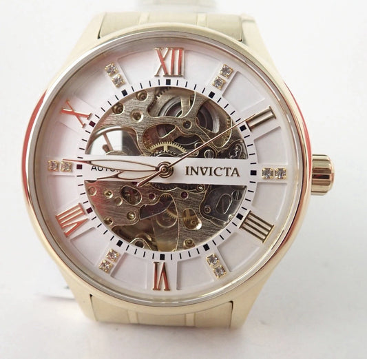 Invicta Objet D Art Skeleton 69116 Automatic Movement 40mm Gold - product photo