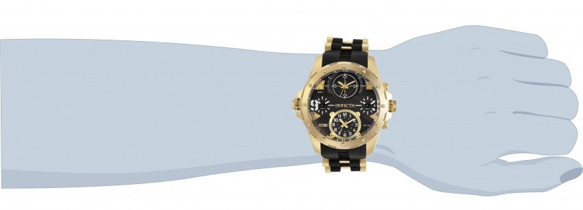 Invicta Coalition Forces 31141 Men's 50mm Quartz 4-Time-Zone Watch - product photo