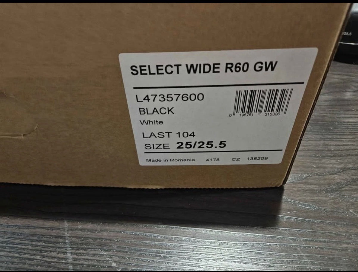 Salomon Select Wide R 60 Grip walk Ski Boots 25/25.5 US 9 Womans/8