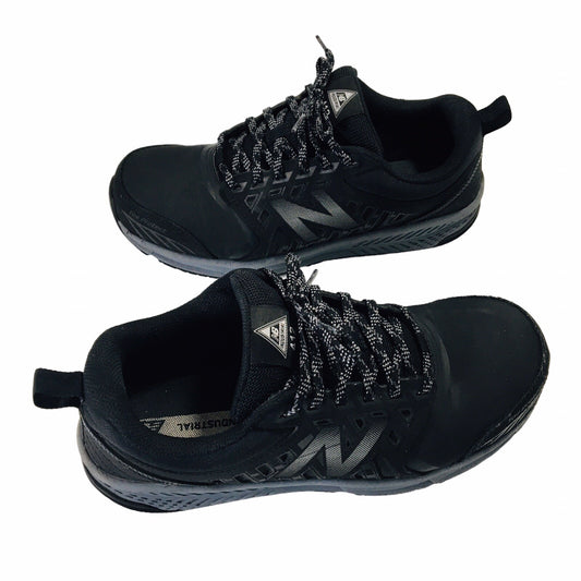 New Balance Industrial 412 Black Grey Men's Size 11 Slip Resistant Work Shoe - product photo