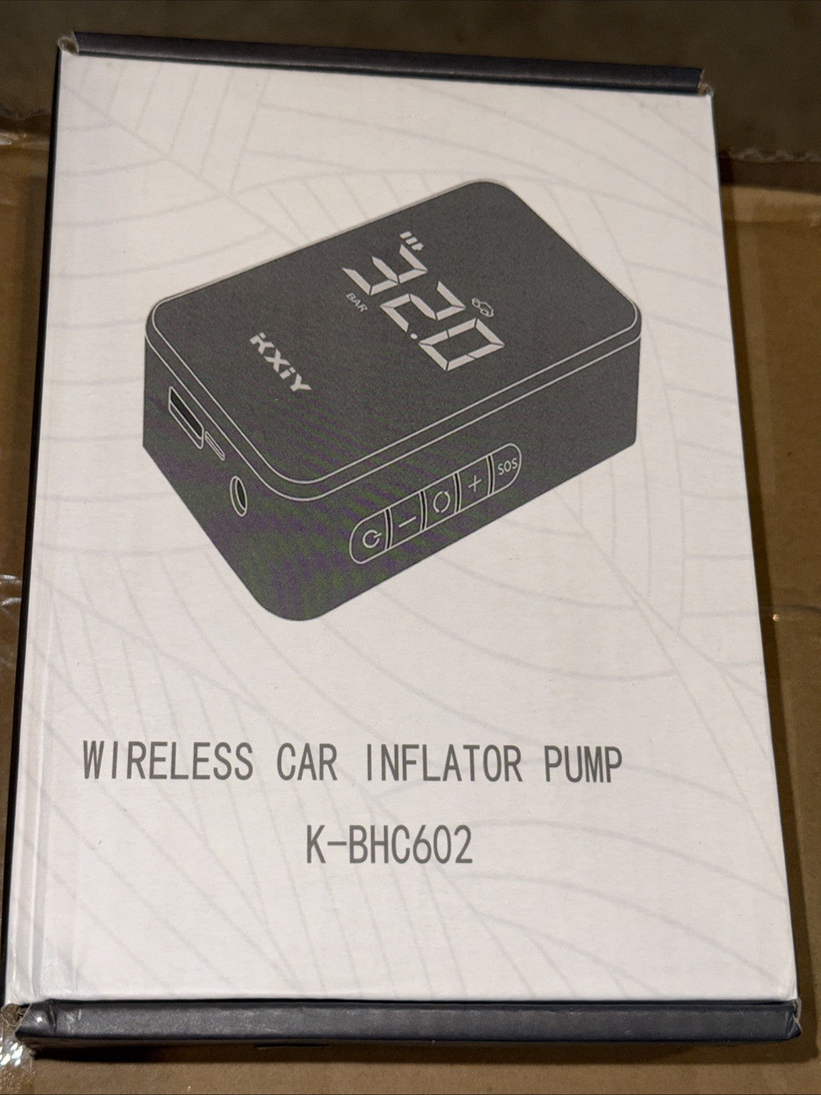 DIGITAL Tire Inflator Portable Air Compressor For Cars/Bikes - product photo