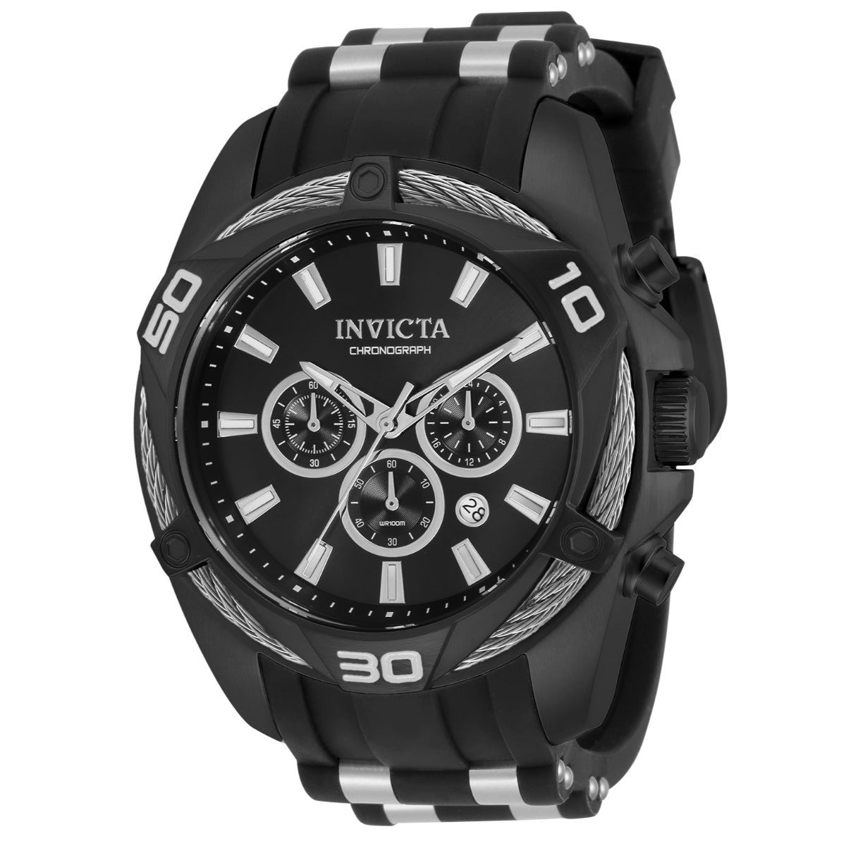 Invicta 34145 Bolt Vanguard Men's Watch 50mm Quartz New