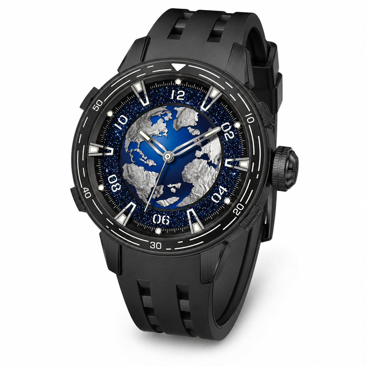 Invicta 70092 Celestial Astelis Automatic 40.2mm Steel Black Men's Watch NEW
