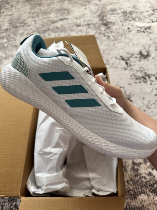 Adidas Impulse Syn 3.0 White Teal Men's Size 10.5 Running Shoe - product photo