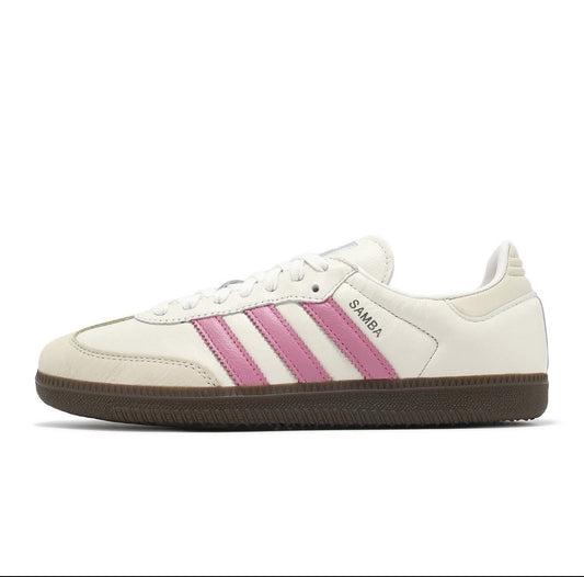 Adidas Original Samba OG W White Pink Women SZ 5.5 Casual LifeStyle Shoes IG1962 (view 2)