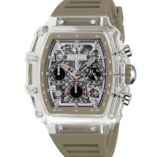 Activa X Invicta Men's Watch With Skeleton Dial 44.3mm Tan(ACW2305-013) - product photo