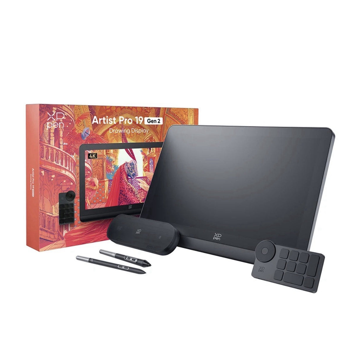 XPPen Artist Pro 19 Gen 2 Graphics Drawing Tablet 4K Display 16384 Level Tilt