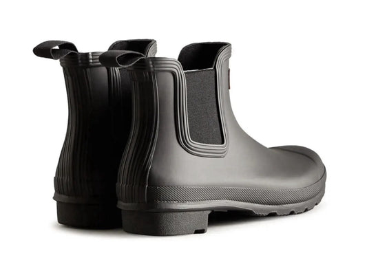 ! Women's Hunter Original Chelsea Rain Boots WFS2078RMA BLACK Size US 8 (view 2)