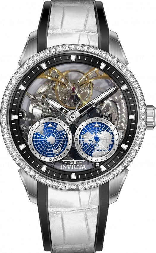 Invicta 70194 Objet d'Art Adamastre Diamond Automatic 45.5mm Men's Watch NEW