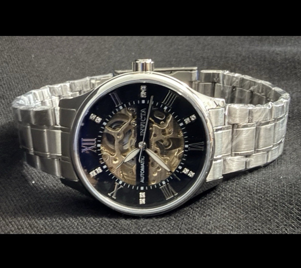 Invicta Objet D Art Automatic Men's Watch w/ Skeleton Dial - 40mm, Silver 69118 - product photo