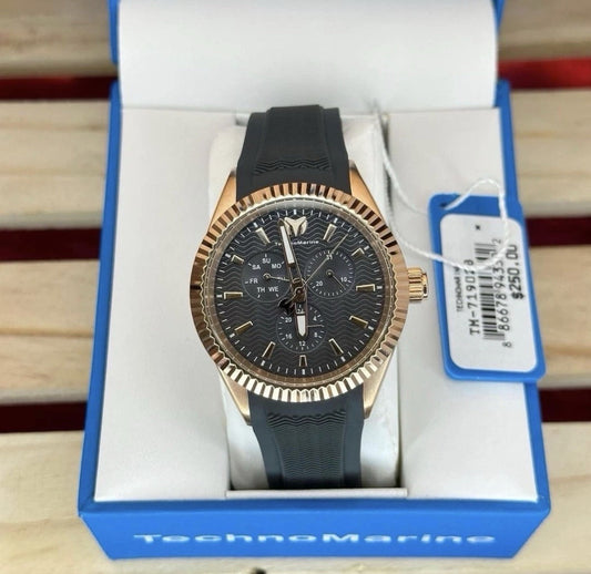 TechnoMarine Sea Dream Men's 42mm Rose Gold Watch TM-719028 - product photo