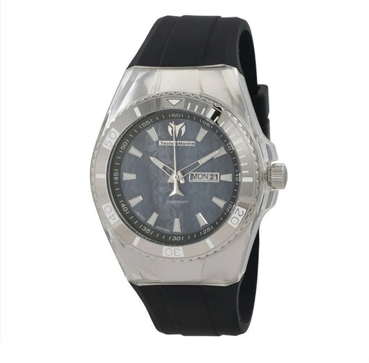 TechnoMarine Cruise Monogram Men's Watch - 45mm - Black - Model TM-115372 - product photo