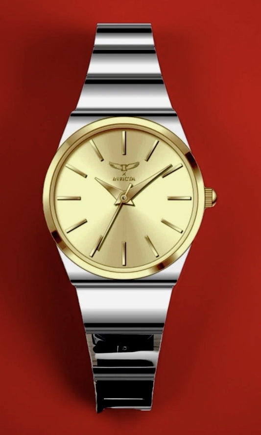 Invicta Celestial Lady 28mm Metal Gold dial PC21S Quartz - product photo