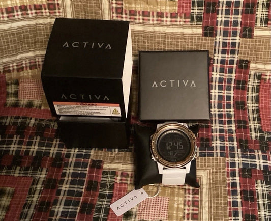 ACW8125-007 Activa Voyager of Time X Invicta Men's Digital Watch - 52mm, White (view 2)