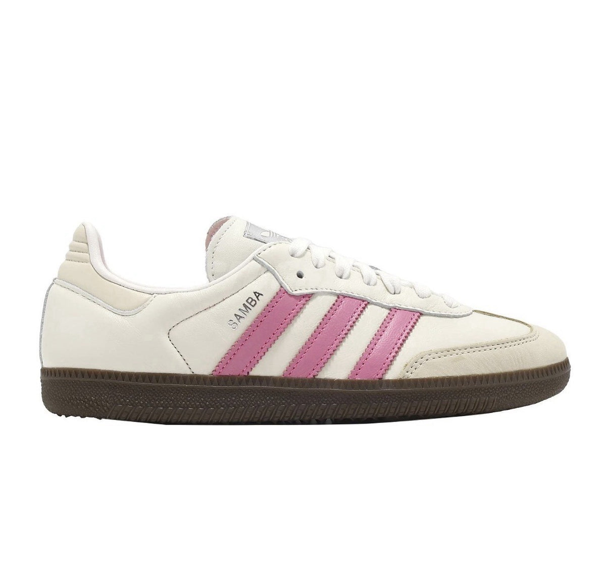 Adidas Original Samba OG W White Pink Women SZ 5.5 Casual LifeStyle Shoes IG1962 (view 5)