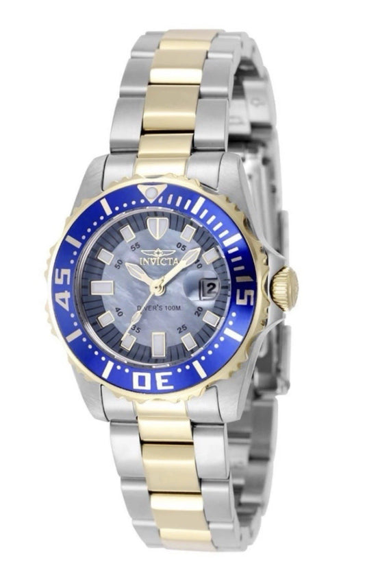 Invicta Pro Diver Swiss Ronda 585 Caliber Mother of Pearl Dial 30mm Women's - product photo