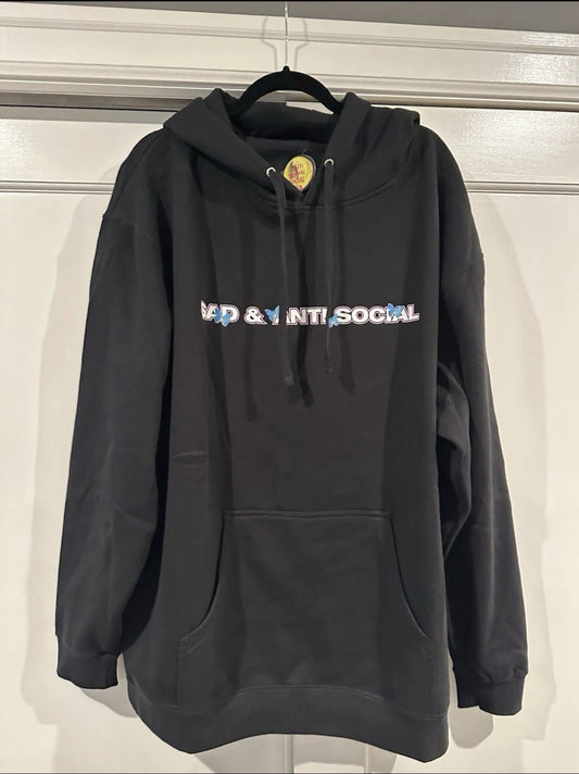 ASSC Sadboyz Sad And Anti Social Hoodie XL BLACK - WITH TAG
