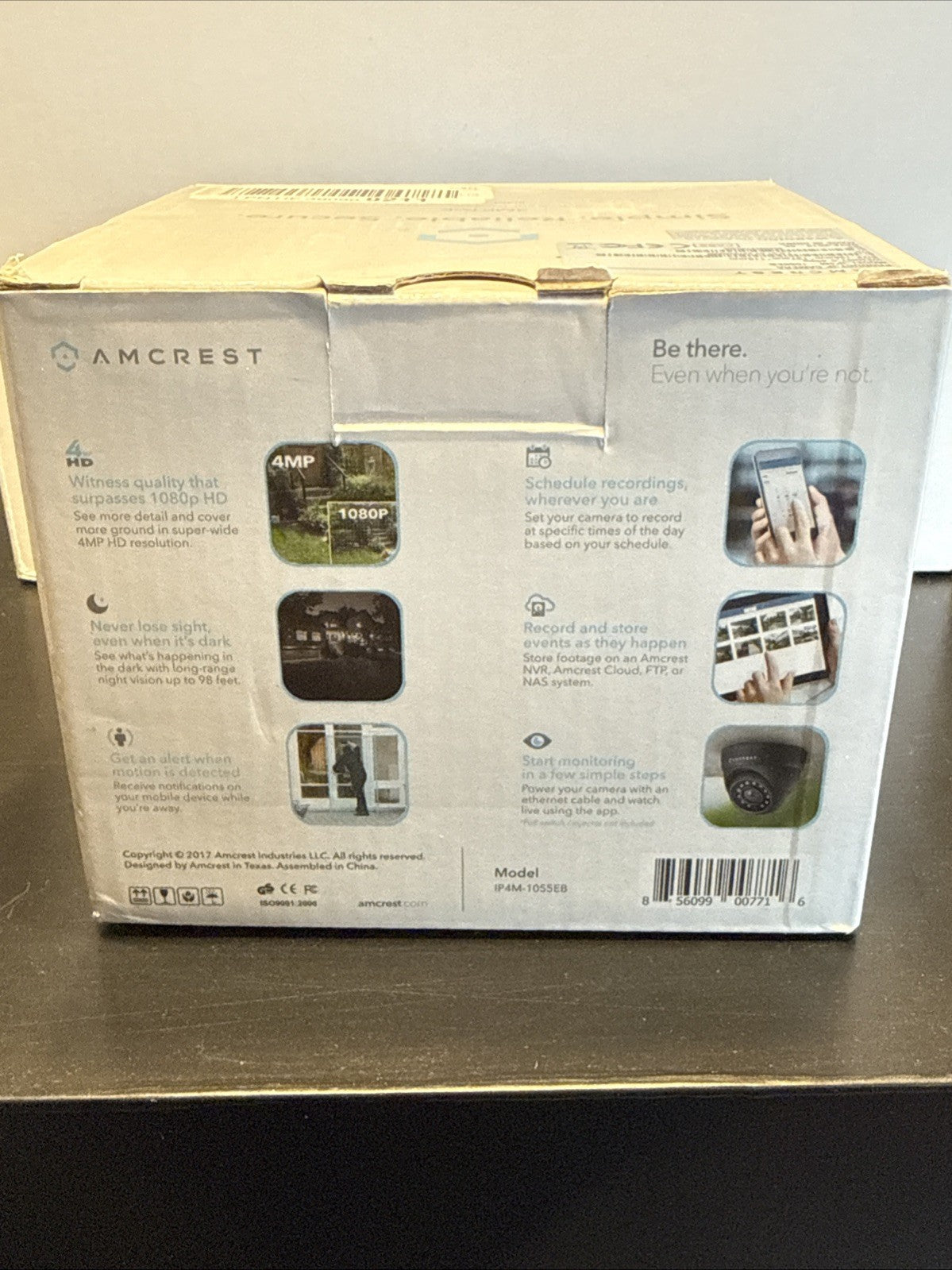 Amcrest 4MP UltraHD POE Security Camera Outdoor Camera Eyeball Dome IP4M-1055EB (view 5)