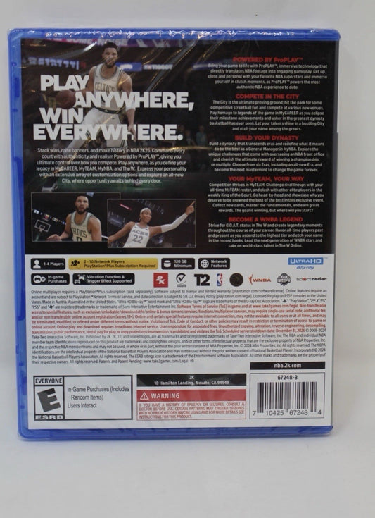 NBA 2K25 Sony PlayStation 5 PS5 (view 2)