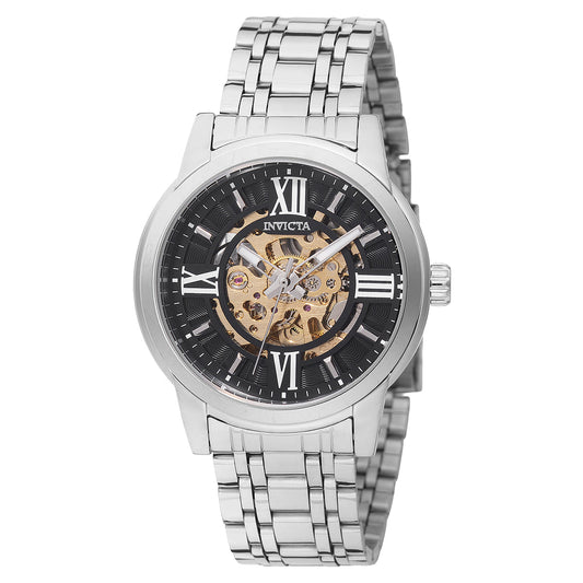 Invicta 69132 Objet D Art 41mm Silver Skeleton Dial Automatic Men's Watch