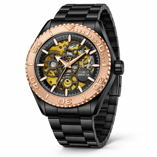 Invicta Objet d'Art 69764 Men's 43mm Automatic Skeleton Copper Dial Watch