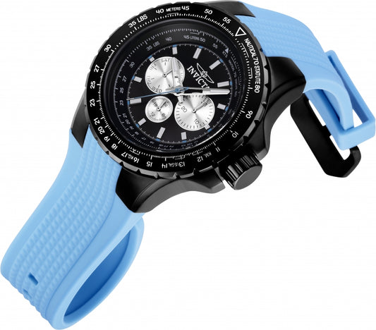 Invicta Aviator Skyshock 50mm Chronograph Men's Watch Blue Black 39305 - official image