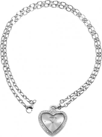 Invicta Mini 27.5mm Angel Women's Watch Necklace Silver (49937) - official image