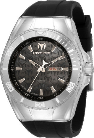 TechnoMarine Cruise Monogram Men's Watch - 45mm - Black - Model TM-115372 - official image