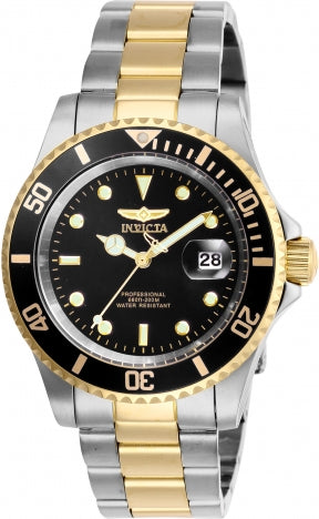 Invicta Pro Diver Two-tone Black Dial Two-tone Men's Watch 26973 - official image