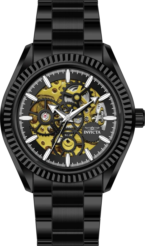 Invicta 69754 Objet d'Art Glyph Automatic 43mm Black Men's Watch NEW official product image