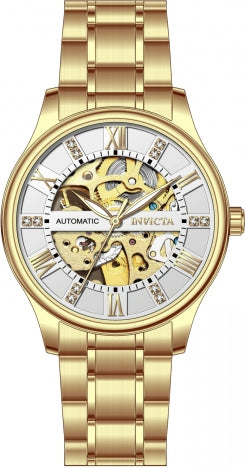 Invicta Objet D Art Skeleton 69116 Automatic Movement 40mm Gold - official image