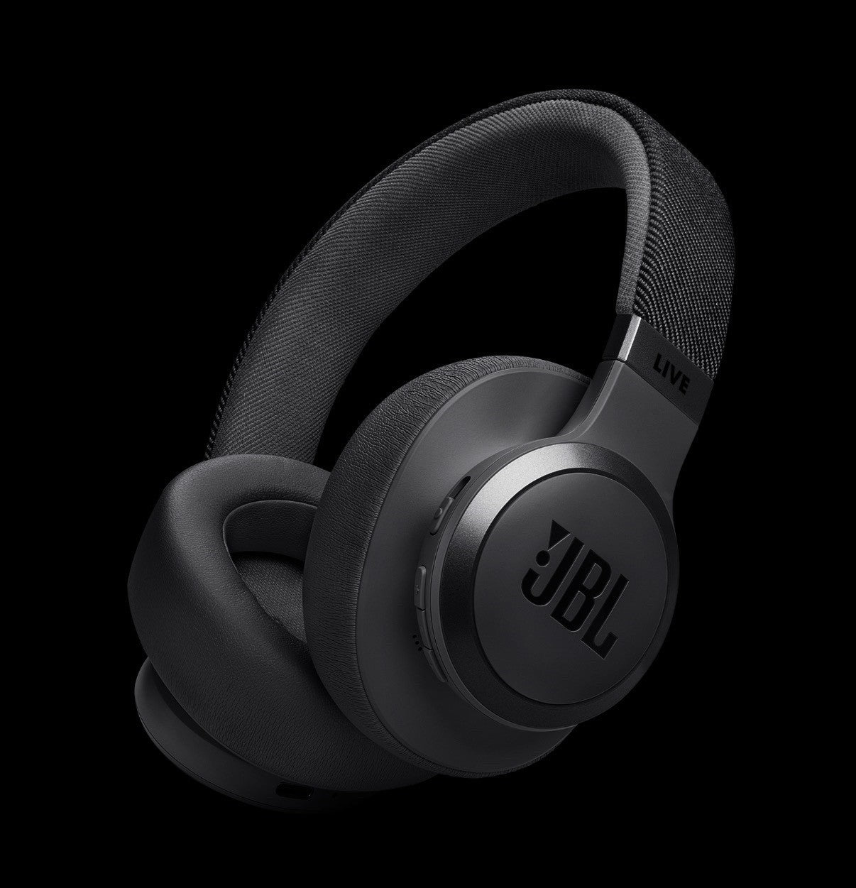 JBL LIVE 770NC Wireless Adaptive Noise Cancelling Over-The-Ear Headphones, Black