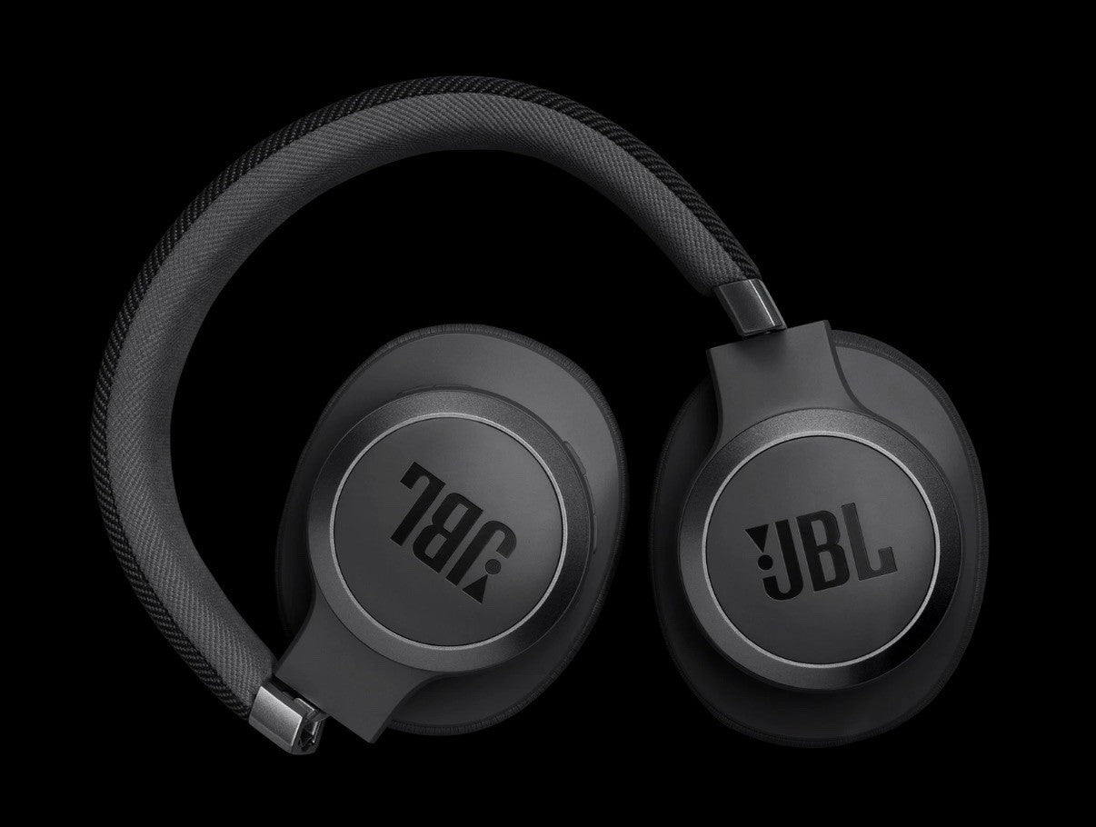 JBL LIVE 770NC Wireless Adaptive Noise Cancelling Over-The-Ear Headphones, Black